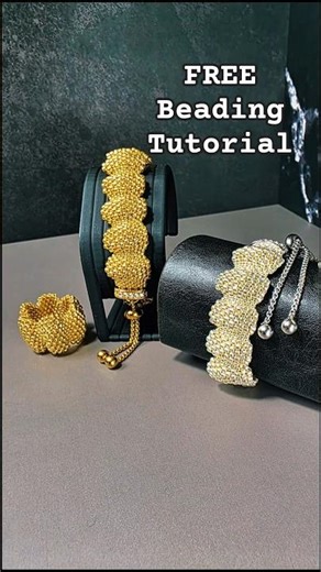 Beaded Bracelet & Ring FREE Tutorial Step-by-step | DIY | Stay tuned #beadingtutorial #miyukidelica