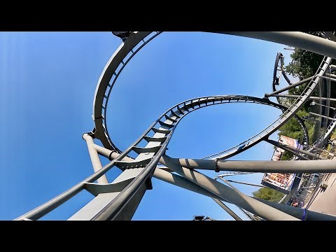 Swarm MASSIVE Wing Roller Coaster 4K POV! | Thorpe Park England [No Copyright]