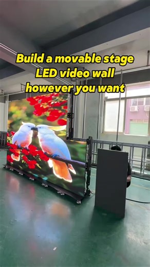 Mobile LED Video Wall#LEDscreen #LEDdisplay #CreativeLED #FlexibleLED #ledvideowall