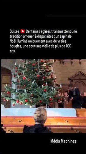 Média, entreprenariat & investissement on Instagram: "Dans quelques églises suisses, le temps semble s'arrêter chaque Noël. Pas de guirlandes électriques, uniquement des bougies allumées une à une sur le sapin. Leur lumière tremblante recrée l'atmosphère des fêtes d'antan, quand chaque flamme était précieusement surveillée durant toute la messe. Cette tradition centenaire, aussi belle que fragile, nous reconnecte à un Noël authentique, presque oublié. Télécharge les 18 outils IA gratuits en lien