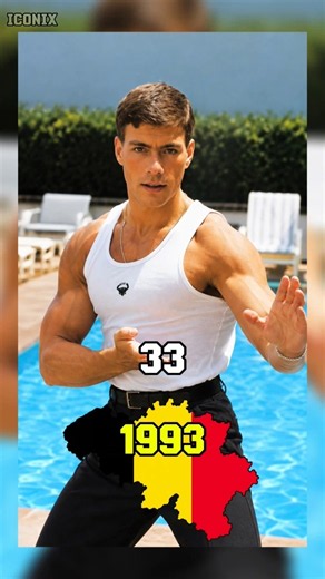 Jean-Claude Van Damme Age Evolution (1960–2026) 🥋🔥 #shorts