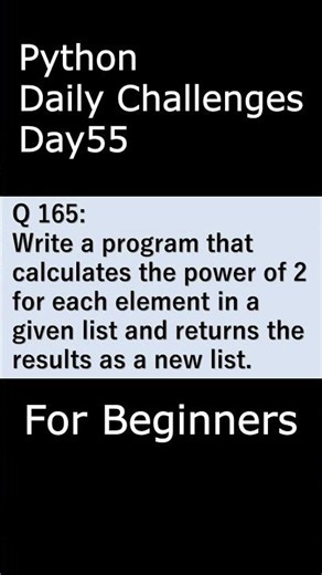 Python Daily Challenges Day055 For Beginners #programming #python #beginners