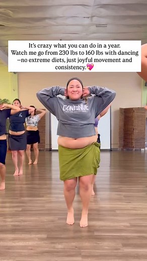 A year ago, I was 230 lbs, constantly battling the idea that I had to punish my body to change it. But everything shifted when I chose movement that brought me joy—and for me, that was dancing. I stopped chasing weight loss and started chasing freedom, confidence, and fun. Through dancing, I found myself again. I didn’t follow extreme diets or force myself into workouts I hated—I just moved with love, with rhythm, with intention. And somewhere along the way, I transformed—not just physically, bu