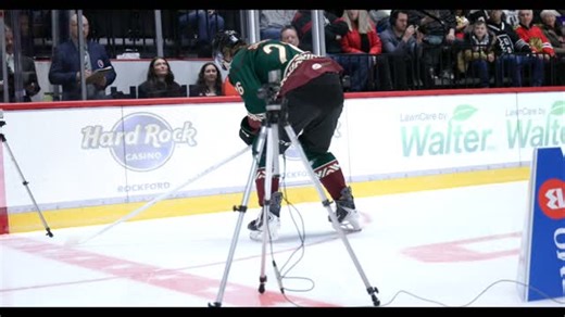 Dmitri Simashev showing off the wheels at the All-Star Speed Skating Challenge 💨 Fast. Smooth. Locked in. #allstar #ahlallstar #hockey #letsgotucson | Tucson Roadrunners
