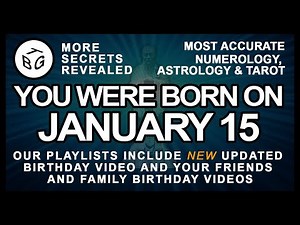 Born on January 15 | Numerology and Astrology Analysis