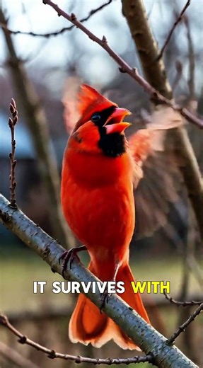 America’s Most Beloved Red Bird ❤️ | Cardinal Story #wildlife #nature #losangeles #usashorts #bird