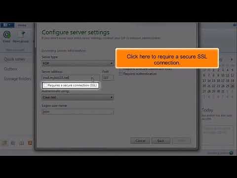Windows Live Mail: How to Configure a POP Email Account With SSL