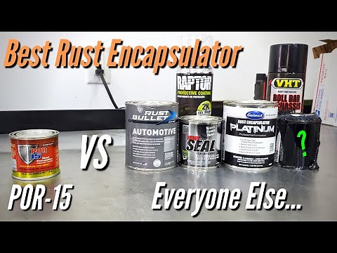 Best Rust Encapsulating Paint... POR-15, KBS, Eastwood Platinum, Raptor Liner & More.