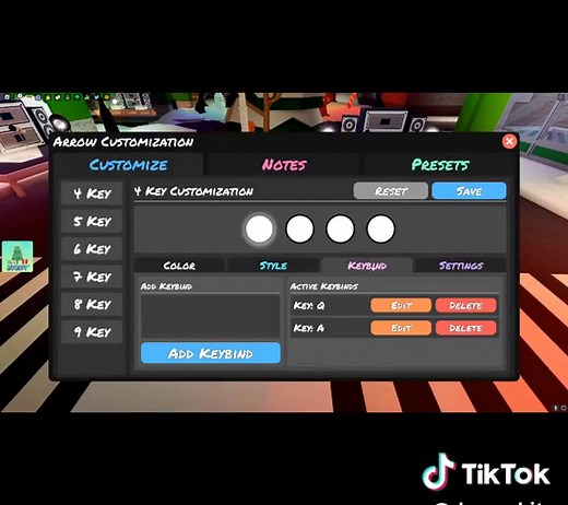 Cómo configurar las teclas en Funky Friday