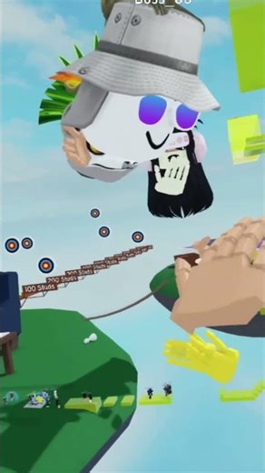 VR Boss Fight Chaotic Floating Islands roblox VR hand funny moments