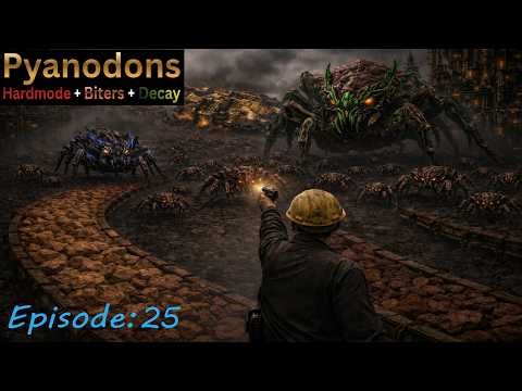 Factorio Pyanodons Hard Mode, Biters, Decay (Spoilage) Ep: 25 Gas furnaces and sheds.