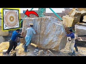 Marble Flooring Production Process! How Marbles Are Made | Process of Making Marble From Big Stones