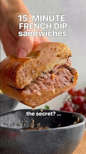 Easy French Dip Sandwiches