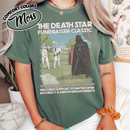 Comfort Color Darth Vader Golf Shirt, Star Wars Golf T-shirt, Funny Star Wars Golf T-shirt, Star Wars Sports Shirt, Disney Golf Shirt YREL19 - Etsy