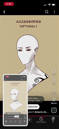 Making an oc!! Base made by me!