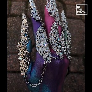 241K views · 134 reactions | This artist creates the coolest medieval-looking jewelry | In The Know Beauty | Facebook