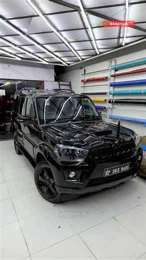 Motorik Detailing on Instagram: "Scorpio Classic Converted to Full Black 👇 We also provide pickup service 📞 Call or DM +91 8448900177, 8929999350 For appointments 📍 Google map name- (MOTORIK,SULTANPUR,DELHI) Location also in bio 📌📌 🔼 SCROLL UP FOR MORE DETAILS 👇 WORK DONE PPF install Grill glossy black ETC... #scorpio #mahindra #blackppf #ppf #curves #premiumcar #carwork #detailing #modification #carsofinstagram #carswithoutlimits #carlifestyle #viral #detailing #delhi #delhicars #carlove