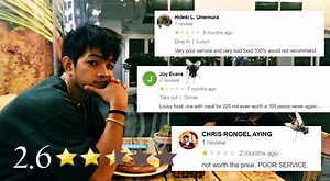 6.5K views · 226 reactions | Eating at Davao's Worst-Reviewed Restaurant on Google Map Thank you sa mga solid na supporter sa yt ko love you all Click the link and let your kindness shine through!  https://www.youtube.com/@cryzmorito1017 https://www.youtube.com/@cryzmorito1017 https://www.youtube.com/@cryzmorito1017 | Cryz & Jai | Facebook