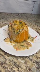 When dinner hits just right…🤤🤤🤤🤤 These salmon & shrimp stuffed bell peppers are juicy, flavorful, and packed with that perfect seafood kick! Would you try these? 💥RECIPE POSTED IN THE LINK IN BIO💥 #LetsGetCravin #SeafoodStuffedPeppers #homechef #stuffedpeppers #ShrimpLovers #yummy #foodie #salmonlover #foodie #foodporn #dinner #CravinWithRaven #seafood #tasty #reelsofinstagram #FoodieReels #explorer #delicious #reels #fyp | Raven Hall