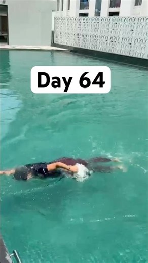 Day 64| MOVING DAILY | 1 hr learning to swim