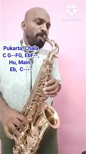 🎷 Pukarta Chala Hoon Saxophone Lesson | How to Play | Saxophone Tutorial #Shorts #SaxophoneCover**