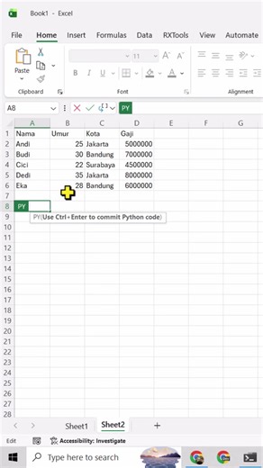 PY Menghitung Rata Rata Gaji