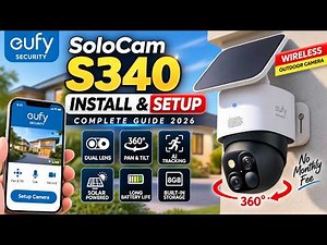 How to Install Eufy SoloCam S340 | Complete Wireless Solar Camera Setup