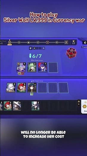 How to play Silver Wolf LV.999 in Currency war???