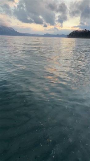 支笏湖の水紋と優しい波の音🕹️北海道