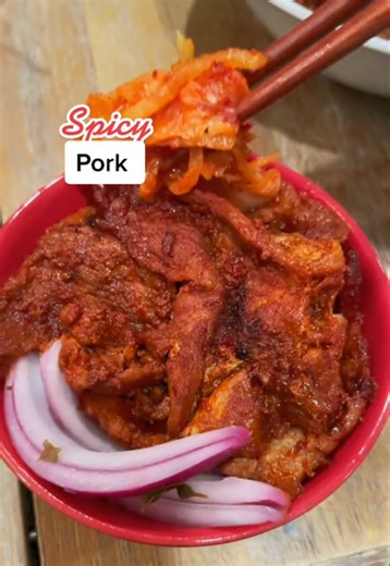 Korean spicy pork