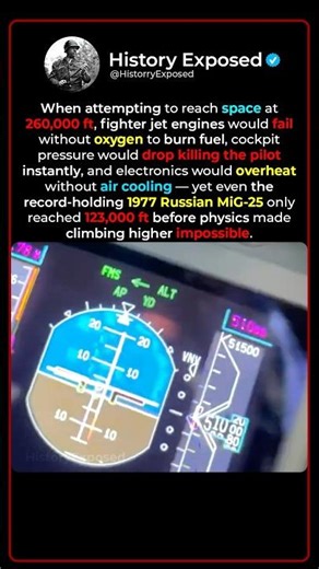 Why Ordinary Fighter Jets Can't Fly To Space 👽🛰