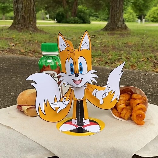 Craft time is served. Print and build your own 3D Tails paper toy at home. Download this paper craft at arbys.com/craft. | Arby's