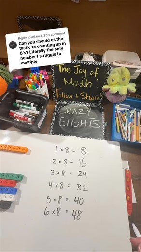 Mr. G - The Joy of Math! on Instagram: "What’s the deal with 8s? #mathteacher #mathteachersofinstagram #newmath #math #mathproblems"