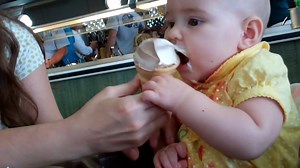 2.3K views · 43 reactions | Babies Eating Ice cream In The First Time | I Love Babies | Facebook