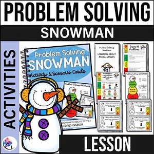 PROBLEM SOLVING SCENARIOS SNOWMAN I Winter Activity & Cards Size of the Problem