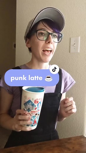 Punk Cafe Aesthetic: Unique Pink Cuttlebug Latte