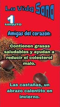 Castañas: el snack saludable que necesitas este invierno