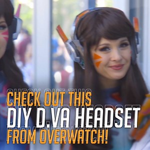 44K views · 359 reactions | You'll want this D. Va headset from Overwatch! | AWE me | Facebook