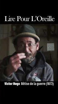 A Japanese man is reading Victor Hugo's "The Stupidity of War" @lirepourloreille #poetry #slampoe...