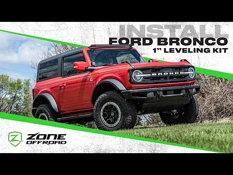 2021 Bronco 1" Leveling Kit | How to Install