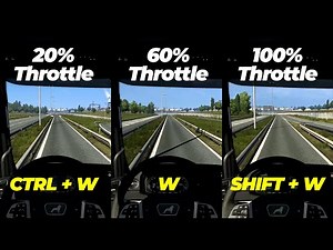 Smoother Throttle & Brake for Keyboards | ETS2 & ATS | 1.57+ Update in Description