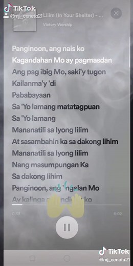 Lilim: Worship Song Lyrics and Karaoke