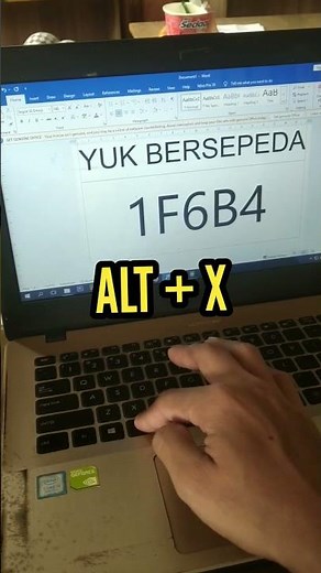 Cara membuat gambar Bersepeda di Microsoft Word #microsoftword #tutorial