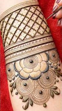 सिर्फ 5 मिनट में मेहंदी लगाना सीखें ।letest Mehndi Design । Arabic Mehndi Design । Anvi Mehandi Arts