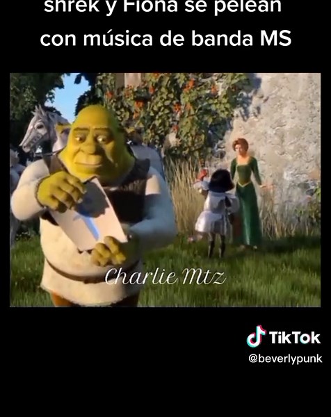 Fiona y Shrek: Banda MS - Memes y Canciones