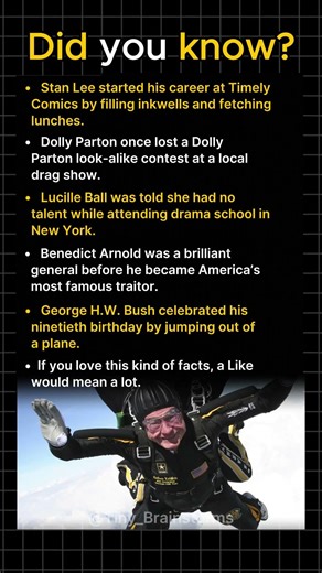 A US President Jumped From A Plane At Age 90