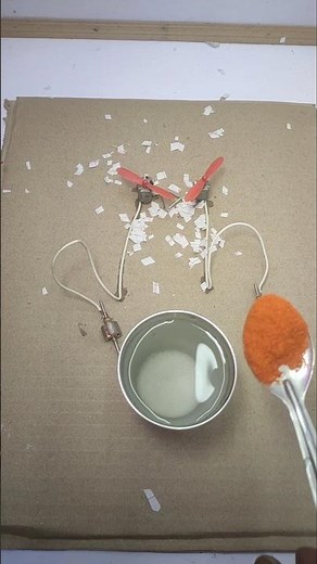 How to Generate Electricity Using Water & Salt | Amazing Science Project | Easy School Projec#shorts