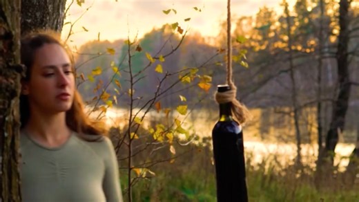 Lifehack for sawing logs Outdoors!