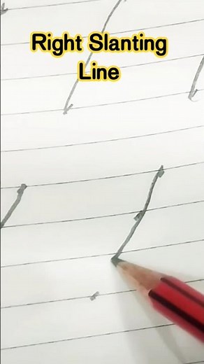 Right Slanting Lines Learning | Learn Writing Patterns | Pre-Writing Practice for Nursery & LKG
