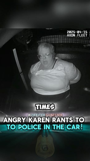 1.9K views | Angry Karen Rants To Police In The Car! #cops #police #policeofficer #arrested #detained #florida #goodcop #herocop #innocent #guilty #truecrime #justice #documentary #copaamerica #policeoftiktok | Officer Gabester | Facebook